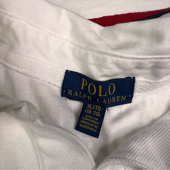 Polo Ralph Lauren Boys Youth XL TG 18/20 With USA Flag..Pony #3 L020124 - Picture 3 of 6